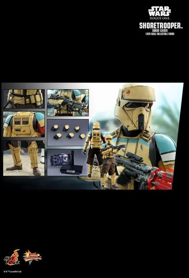 Alt view image 2 of 5 - Figure Hot Toys MMS592 - Star Wars : Rogue One - Shoretrooper Squad Leader