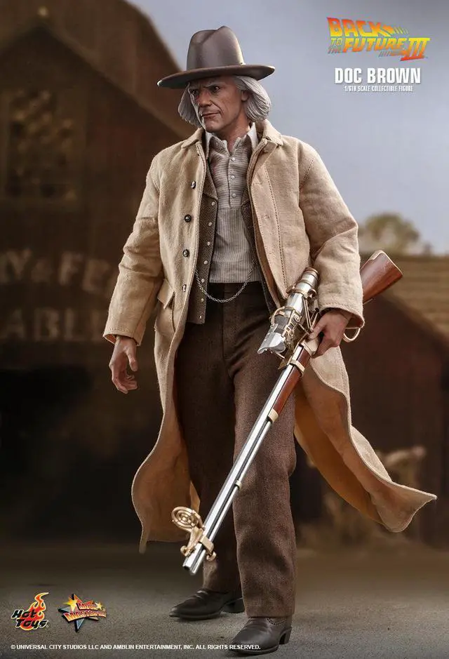 Alt view image 3 of 5 - Figure Hot Toys MMS617 - Back To The Future Part 3 - Doc Brown