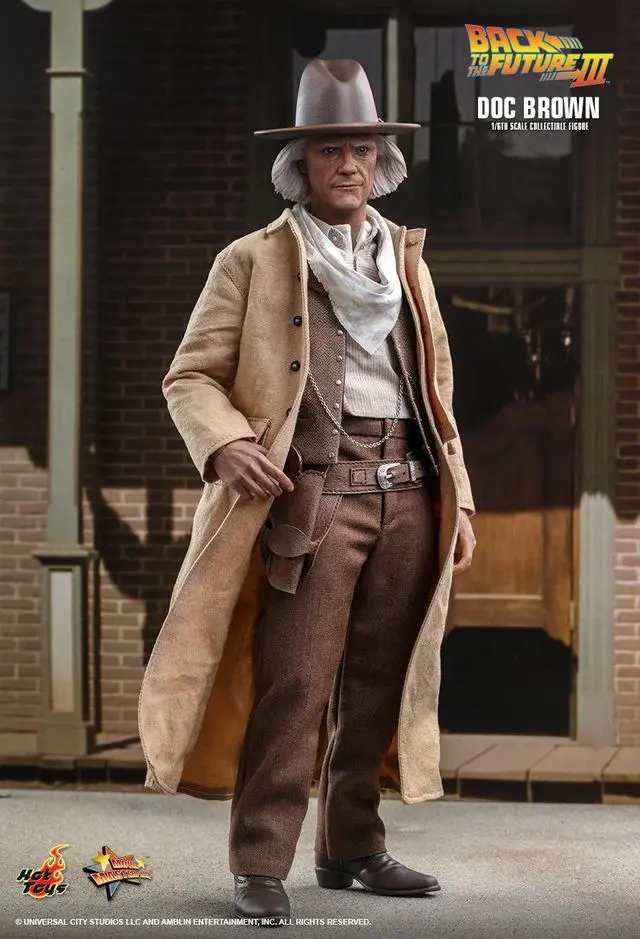 Alt view image 4 of 5 - Figure Hot Toys MMS617 - Back To The Future Part 3 - Doc Brown