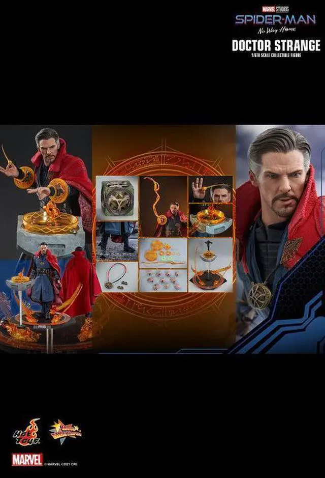 Alt view image 2 of 5 - Figure Hot Toys MMS629 - Marvel Comics - Spider Man : No Way Home - Doctor Strange