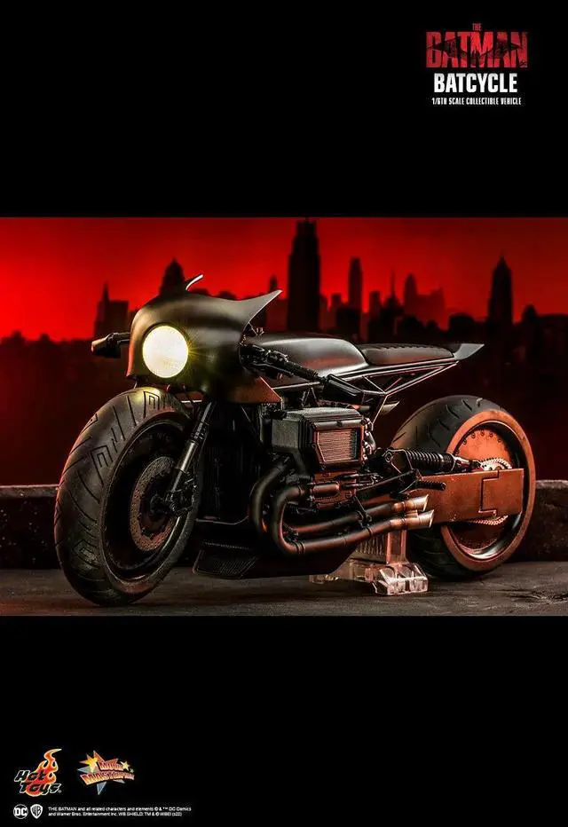 Alt view image 3 of 5 - Figure Hot Toys MMS642 - DC Comics - The Batman - Batcycle