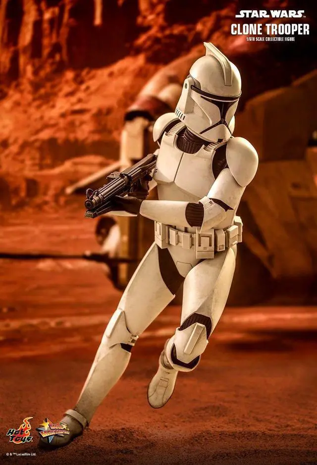 Alt view image 3 of 5 - Figure Hot Toys MMS647 - Star Wars Episode II : Attack Of The Clones - Clone Trooper