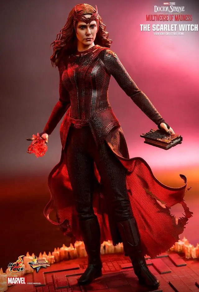 Alt view image 3 of 5 - Figure Hot Toys MMS652 - Marvel Comics - Doctor Strange In The Multiverser Of Madness - The Scarlet Witch Standard Version