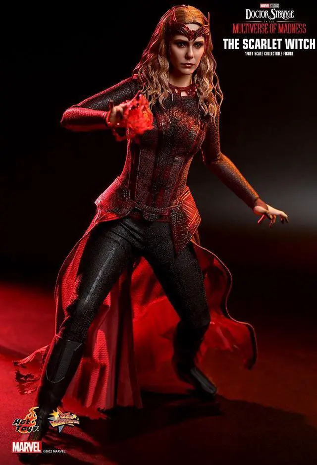 Alt view image 4 of 5 - Figure Hot Toys MMS652 - Marvel Comics - Doctor Strange In The Multiverser Of Madness - The Scarlet Witch Standard Version