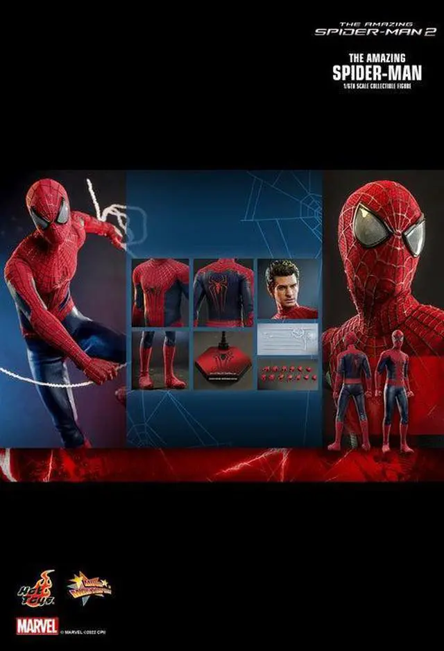 Alt view image 2 of 5 - Figure Hot Toys MMS658 - Marvel Comics -The Amazing Spider Man - Spider Man