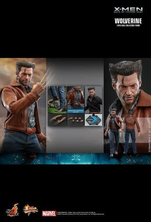 Alt view image 2 of 5 - Figure Hot Toys MMS659 - Marvel Comics -X-Men : Days Of The Future Past - Wolverine 1973 Suit Standard Version