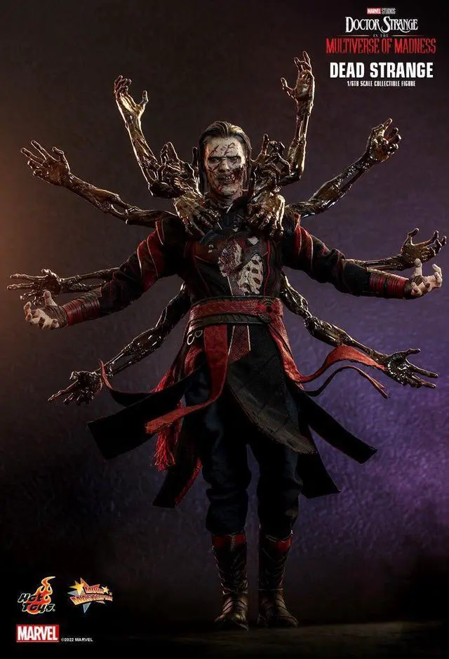 Alt view image 3 of 5 - Figure Hot Toys MMS654 - Marvel Comics - Doctor Strange In The Multiverser Of Madness - Dead Strange