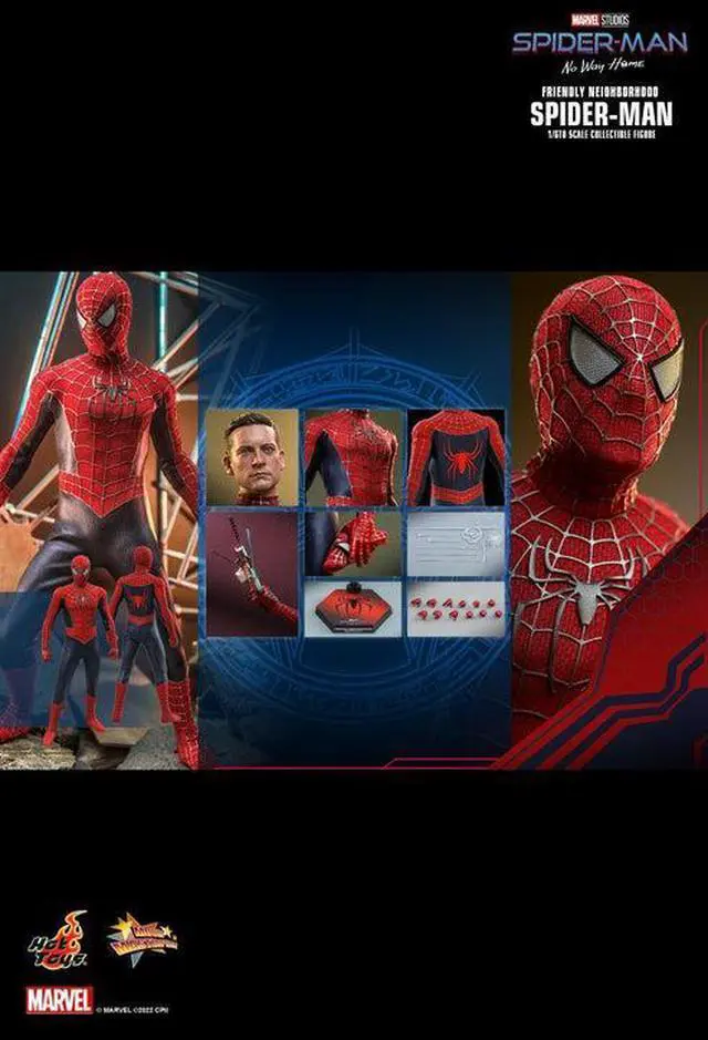 Alt view image 2 of 5 - Figure Hot Toys MMS661 - Marvel Comics - Spider Man : No Way Home - Friendly Neighborhood Spider Man Standard Version