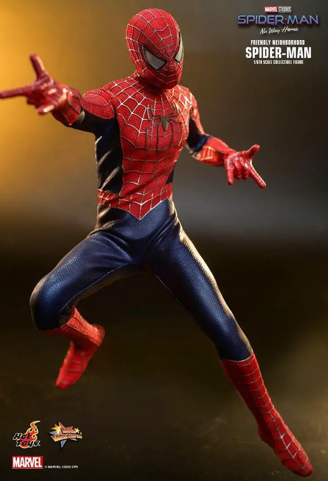 Alt view image 4 of 5 - Figure Hot Toys MMS661 - Marvel Comics - Spider Man : No Way Home - Friendly Neighborhood Spider Man Standard Version