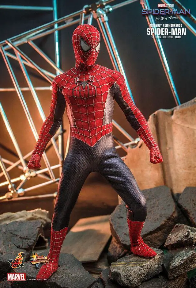 Alt view image 3 of 5 - Figure Hot Toys MMS661 - Marvel Comics - Spider Man : No Way Home - Friendly Neighborhood Spider Man Standard Version