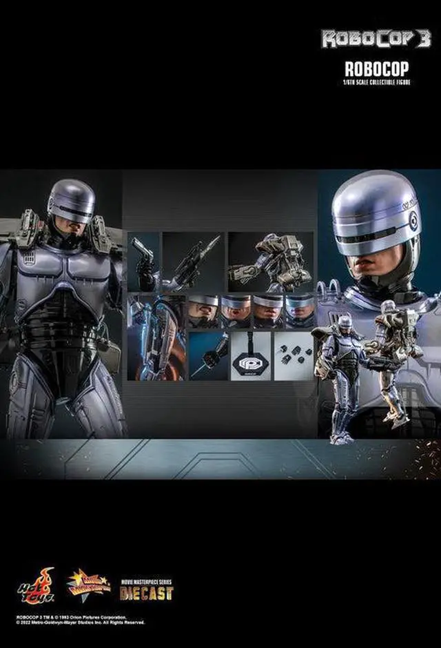 Alt view image 2 of 5 - Figure Hot Toys MMS669D49 - Robocop 3 - Robocop Standard Version