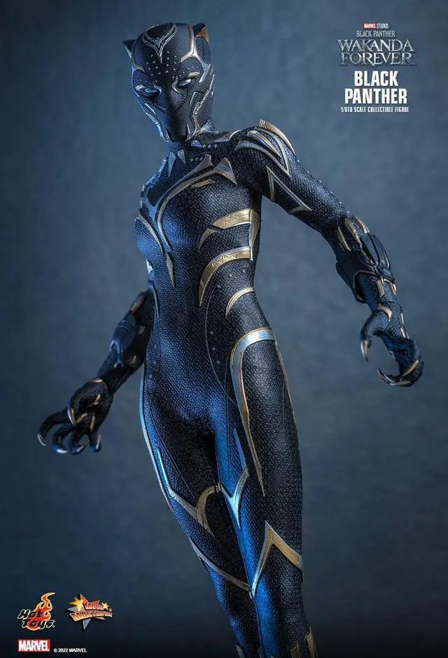 Alt view image 3 of 5 - Figure Hot Toys MMS675 - Marvel Comics - Black Panther : Wakanda Forever - Black Panther