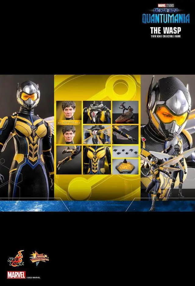Alt view image 2 of 5 - Figure Hot Toys MMS691 - Marvel Comics - Ant Man & The Wasp : Quantumania - The Wasp