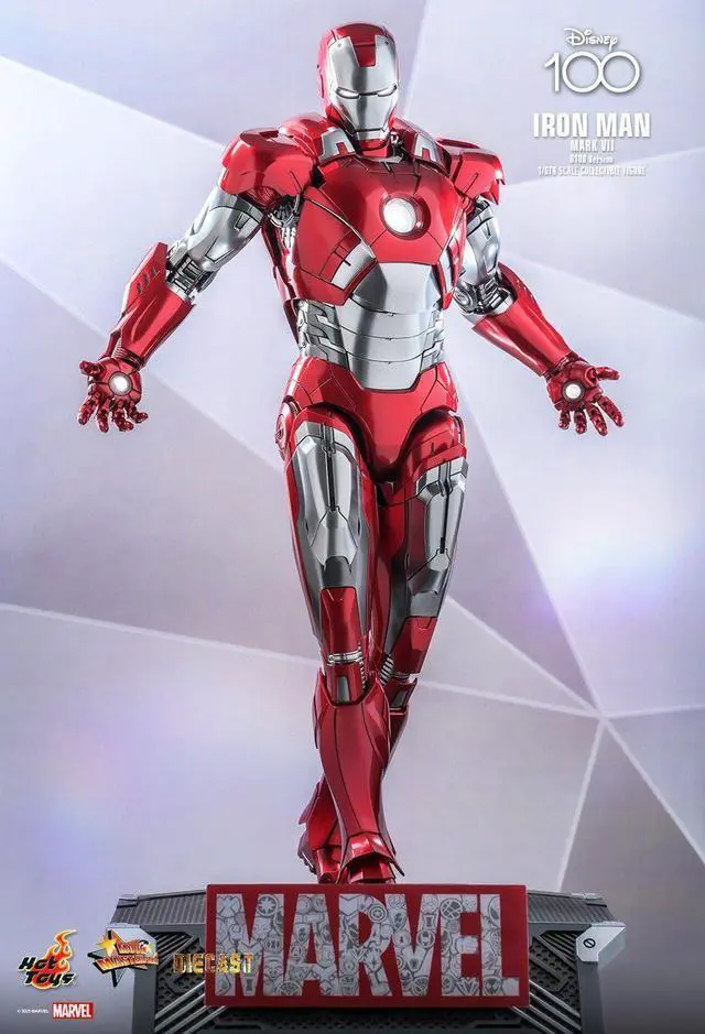 Alt view image 4 of 5 - Figure Hot Toys MMS696D54 - Marvel Comics - Disney 100 - Iron Man Mark VII
