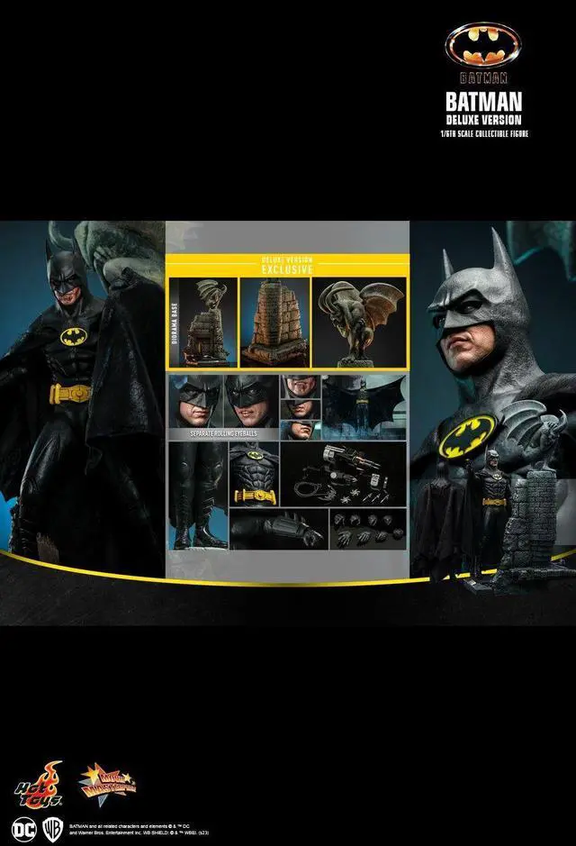 Alt view image 2 of 5 - Figure Hot Toys MMS693 - DC Comics - Batman 1989 - Batman Deluxe Version