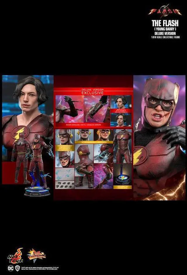 Alt view image 2 of 5 - figure Hot Toys MMS724 - DC Comics - The Flash - The Flash Young Barry Deluxe Version