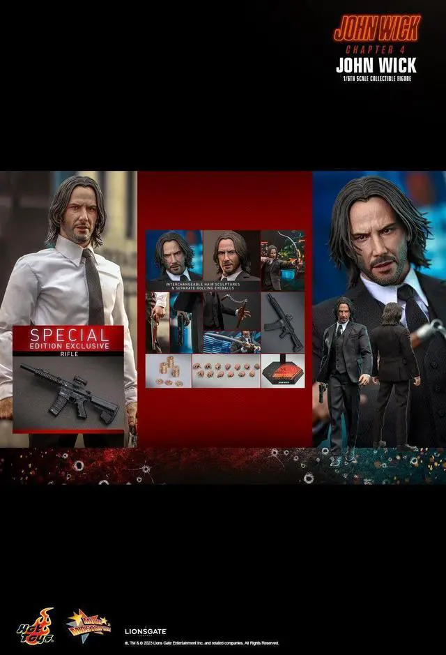 Alt view image 2 of 5 - Figure Hot Toys MMS729B - John Wick : Chapter 4 - John Wick Deluxe Version