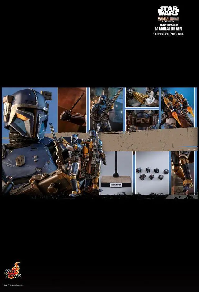 Alt view image 2 of 5 - Figure Hot Toys TMS010 - Star Wars - The Mandalorian - Heavy Infantry Mandalorian