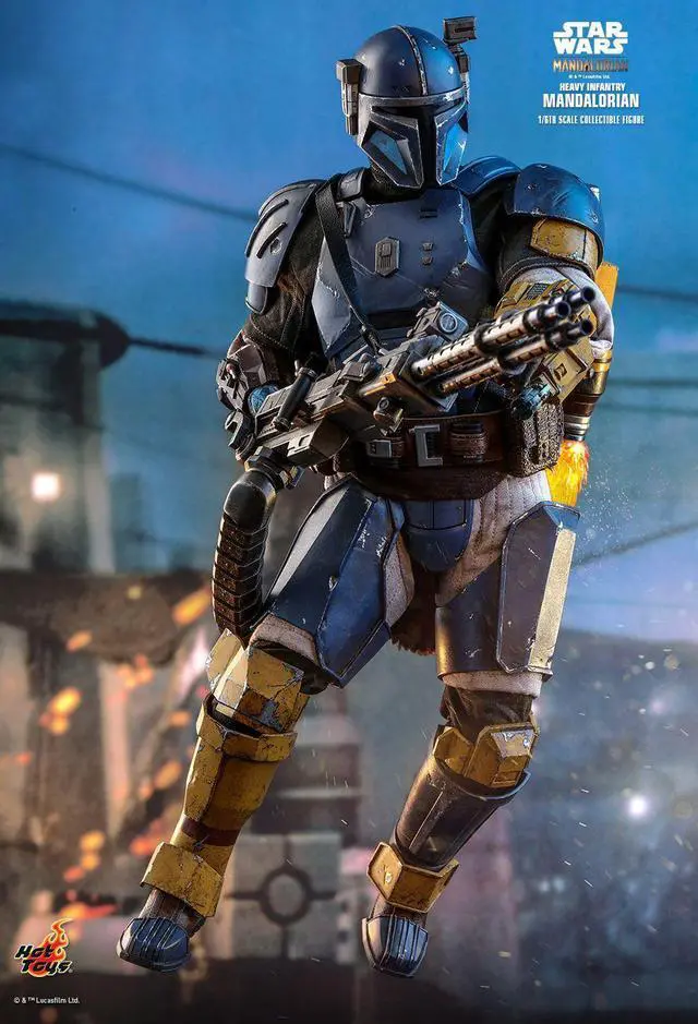 Alt view image 3 of 5 - Figure Hot Toys TMS010 - Star Wars - The Mandalorian - Heavy Infantry Mandalorian