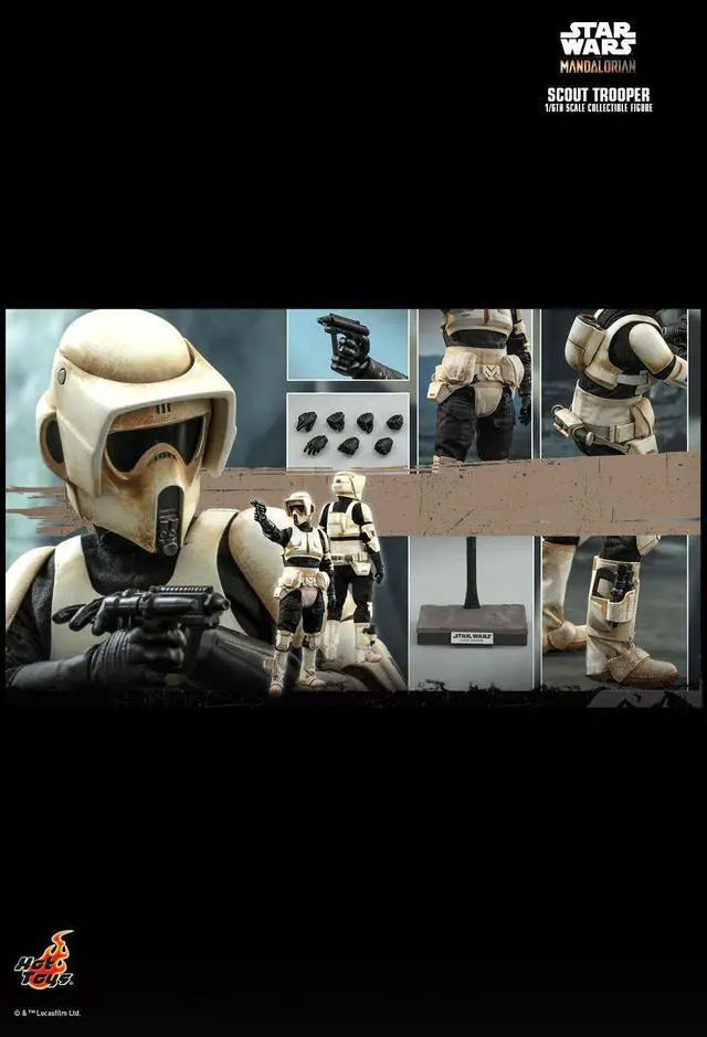 Alt view image 2 of 5 - Figure Hot Toys TMS016 - Star Wars - The Mandalorian - Scout Trooper