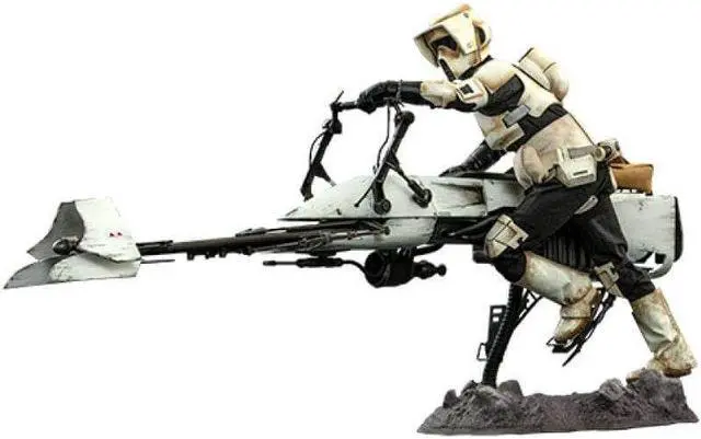 Main image of Figure Hot Toys TMS017 - Star Wars - The Mandalorian - Scout Trooper And Speeder Bike
