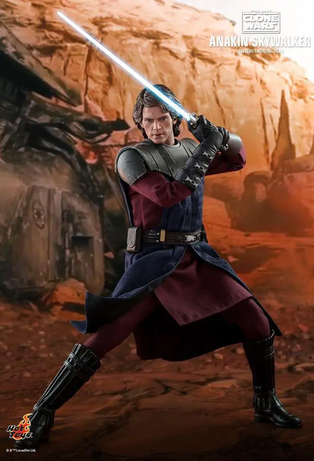 Alt view image 4 of 5 - Figure Hot Toys TMS019 - Star Wars : The Clone Wars - Anakin Skywalker Standard Version