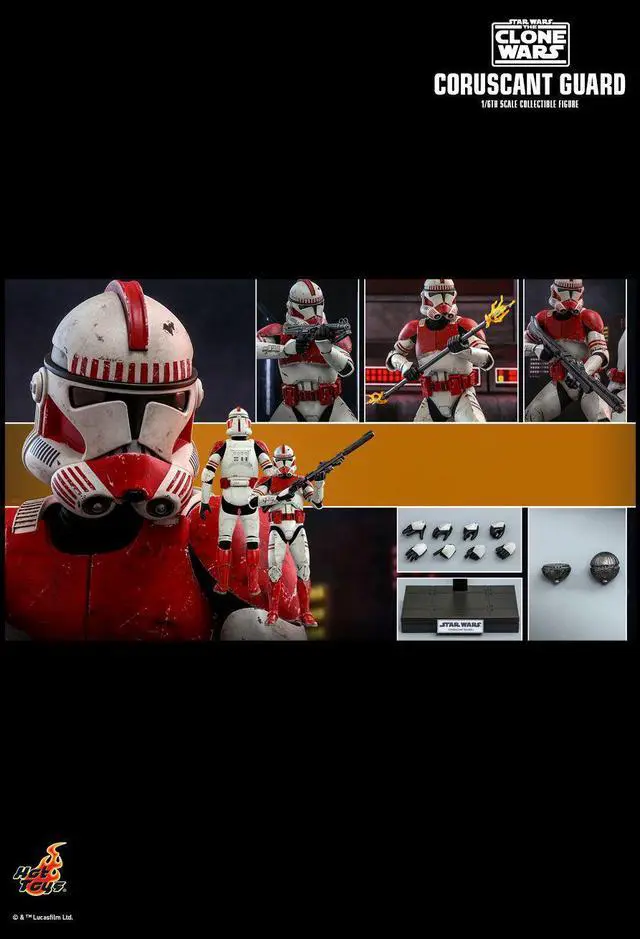 Alt view image 2 of 5 - Figure Hot Toys TMS025 - Star Wars : The Clone Wars - Coruscant Guard
