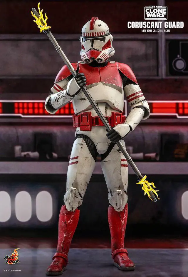 Alt view image 3 of 5 - Figure Hot Toys TMS025 - Star Wars : The Clone Wars - Coruscant Guard