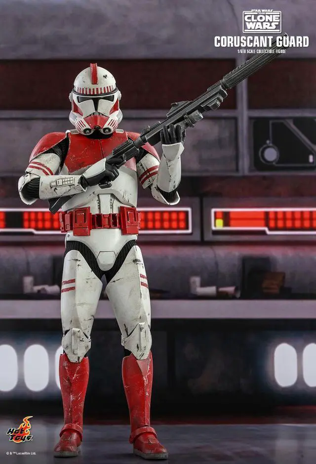 Alt view image 4 of 5 - Figure Hot Toys TMS025 - Star Wars : The Clone Wars - Coruscant Guard