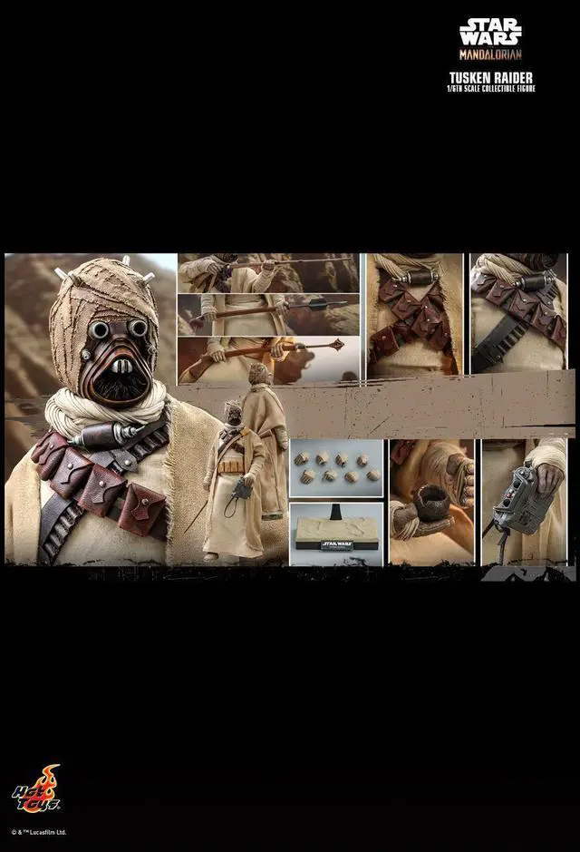 Alt view image 2 of 5 - Figure Hot Toys TMS028 - Star Wars : The Mandalorian - Tusken Raider