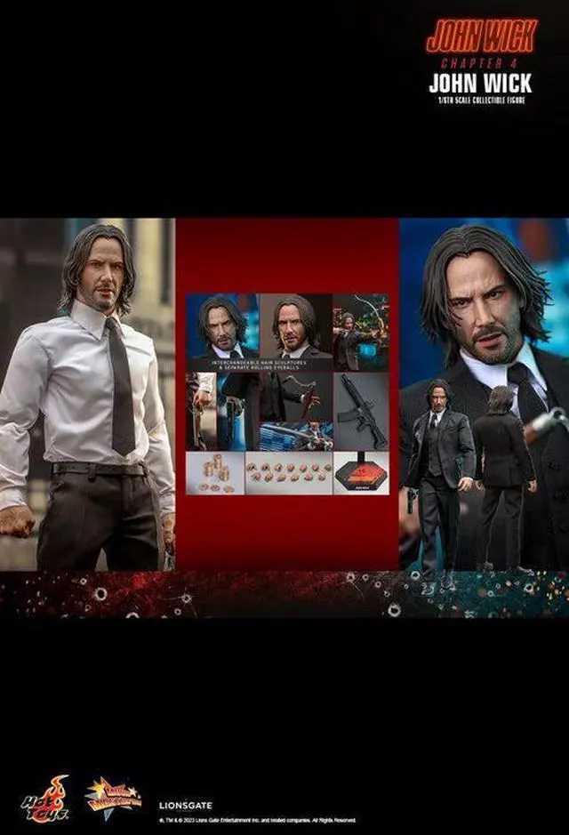 Alt view image 2 of 5 - Figure Hot Toys MMS729 - John Wick : Chapter 4 - John Wick Standard Version