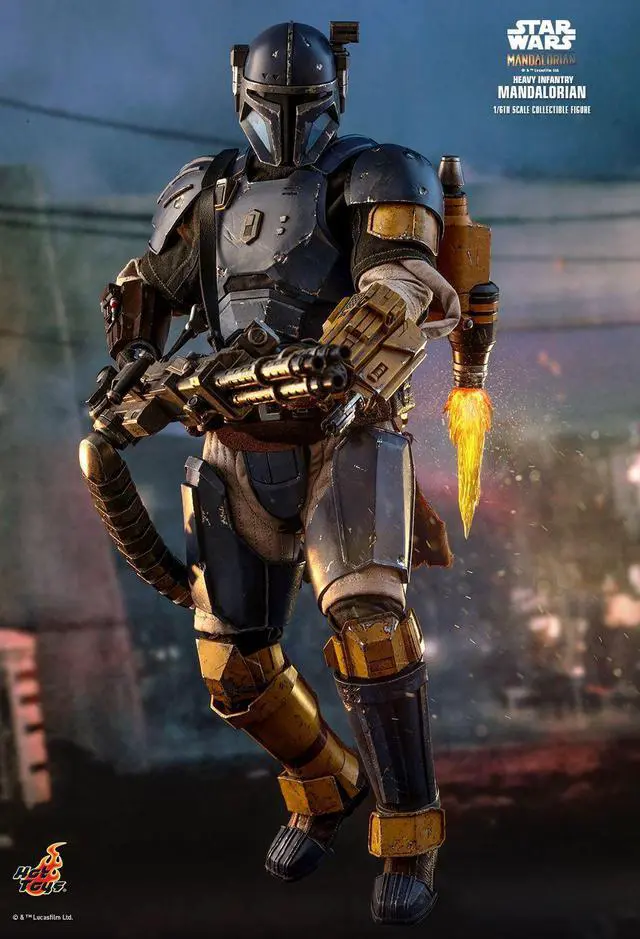 Alt view image 4 of 5 - Figure Hot Toys TMS010 - Star Wars - The Mandalorian - Heavy Infantry Mandalorian