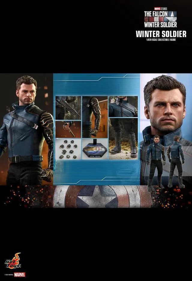 Alt view image 2 of 5 - Figure Hot Toys TMS039 - Marvel Comics - The Falcon & The Winter Soldier - Winter Soldier