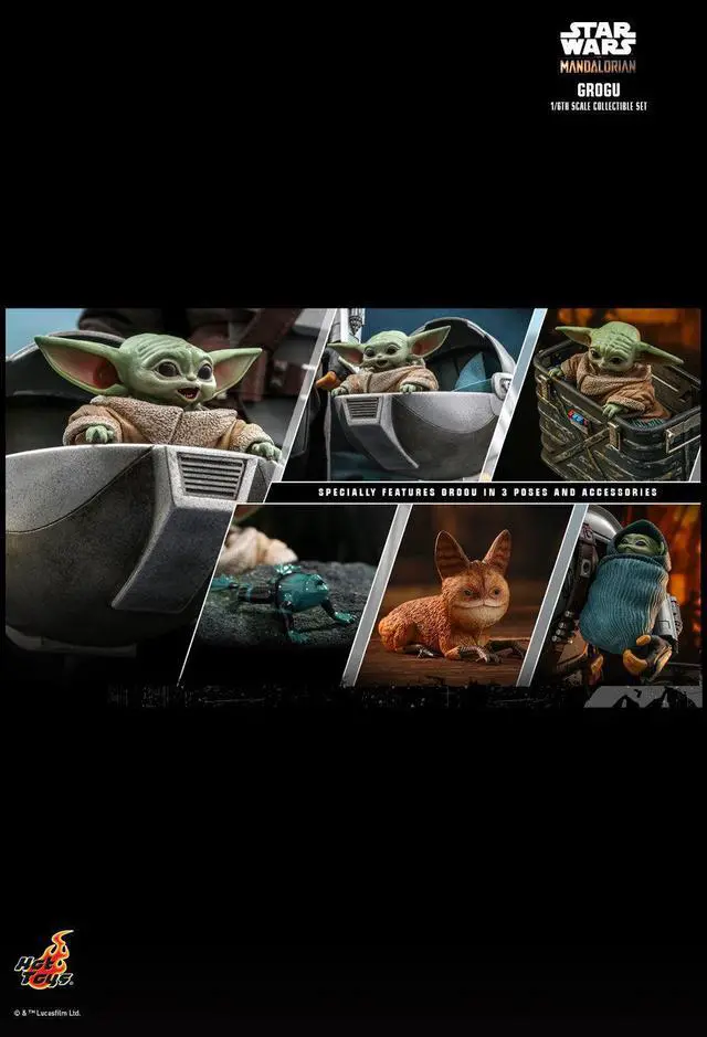 Alt view image 2 of 5 - Figure Hot Toys TMS043 - Star Wars : The Mandalorian - Grogu