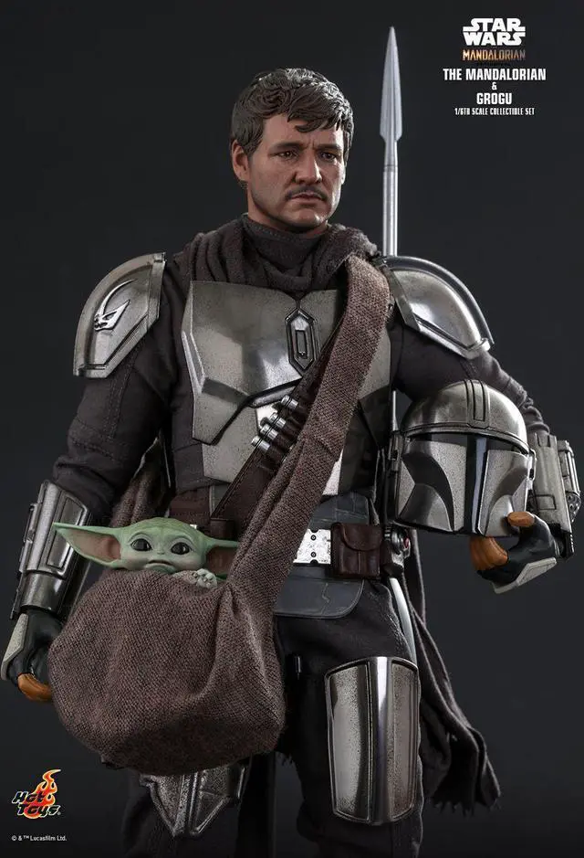 Alt view image 4 of 5 - Figure Hot Toys TMS051 - Star Wars : The Mandalorian - The Mandalorian & Grogu Standard Version