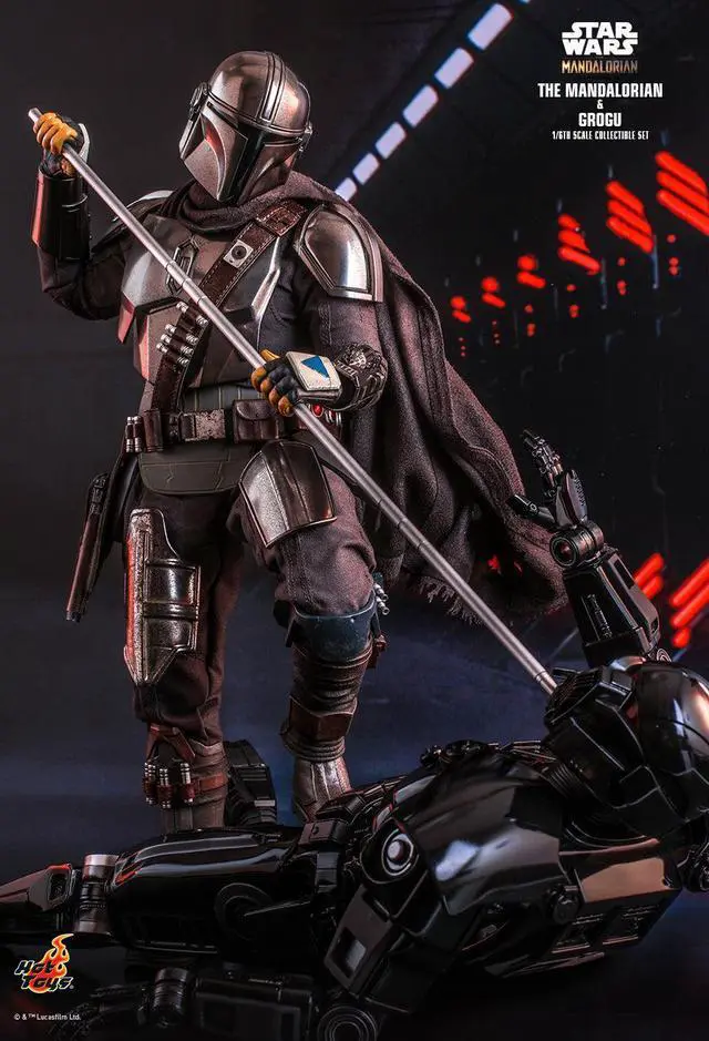 Alt view image 3 of 5 - Figure Hot Toys TMS051 - Star Wars : The Mandalorian - The Mandalorian & Grogu Standard Version