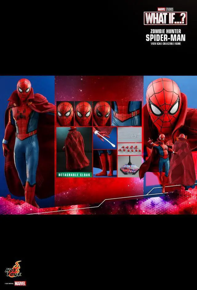 Alt view image 2 of 5 - Figure Hot Toys TMS058 - Marvel Comics - What If? - Zombie Hunter Spider-Man