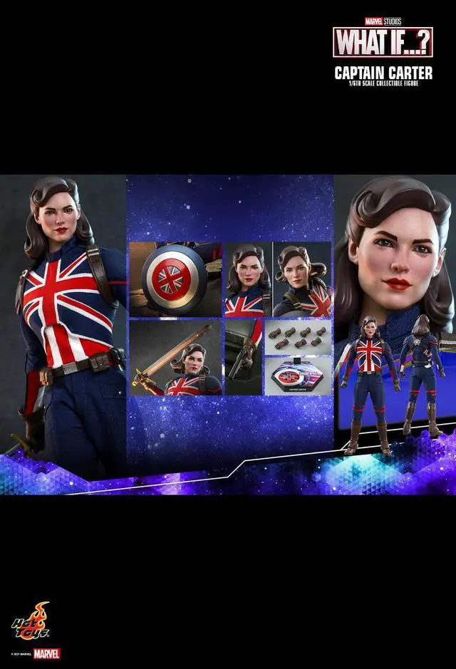 Alt view image 2 of 5 - Figure Hot Toys TMS059 - Marvel Comics - What If? - Captain Carter