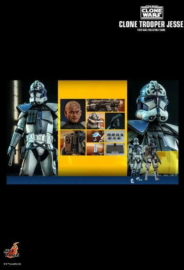Alt view image 2 of 5 - Figure Hot Toys TMS064 - Star Wars : The Clone Wars - Clone Trooper Jesse