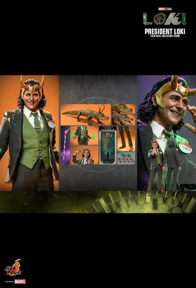 Alt view image 2 of 5 - Figure Hot Toys TMS066 - Marvel Comics - Loki - President  Loki Standard Version