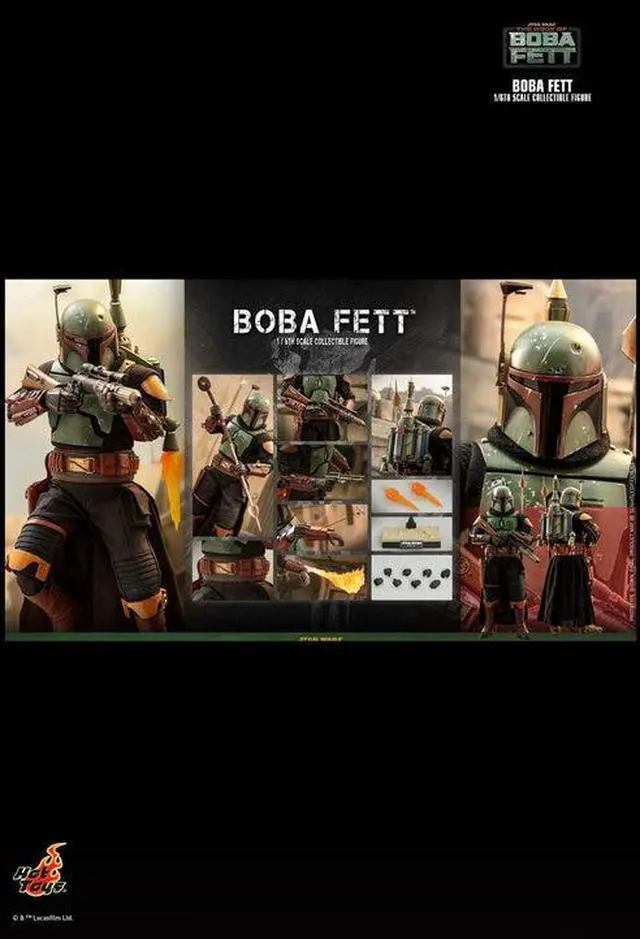 Alt view image 2 of 5 - Figure Hot Toys TMS078 - Star Wars : The Book Of Boba Fett - Boba Fett