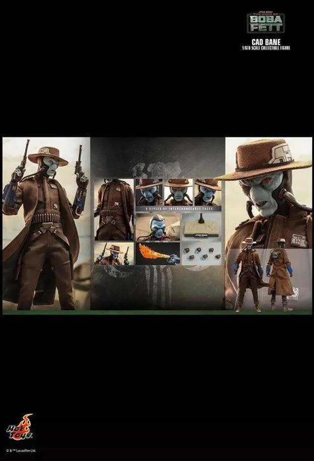 Alt view image 2 of 5 - Figure Hot Toys TMS079 - Star Wars : The Book Of Boba Fett - Cad Bane Standard Version