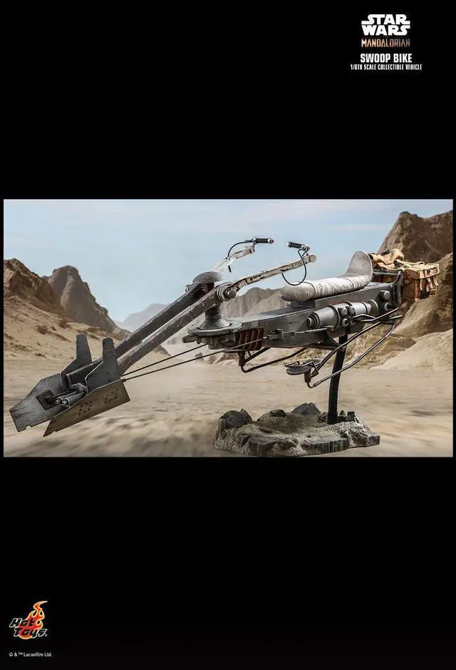 Alt view image 3 of 5 - Figure Hot Toys TMS053 - Star Wars : The Mandalorian - Swoop Bike