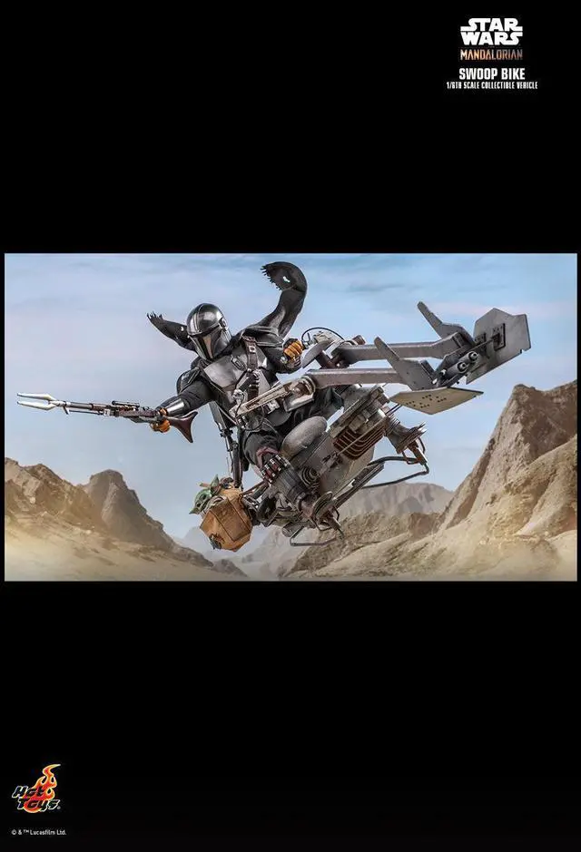 Alt view image 4 of 5 - Figure Hot Toys TMS053 - Star Wars : The Mandalorian - Swoop Bike