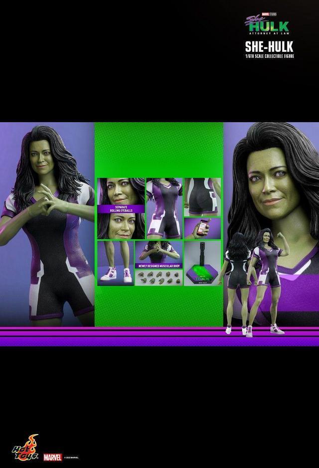 Alt view image 2 of 4 - Figure Hot Toys TMS093 - Marvel Comics - She Hulk : Attorney At Law - She Hulk