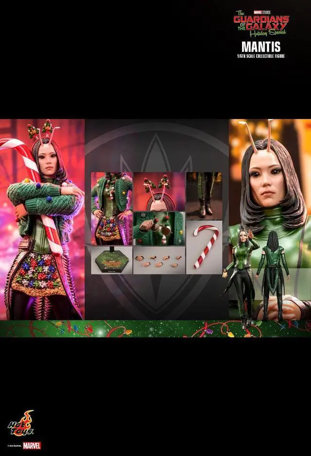 Alt view image 2 of 5 - Figure Hot Toys TMS094 - Marvel Comics - The Guardian Of The Galaxy - Mantis Holiday Special Version