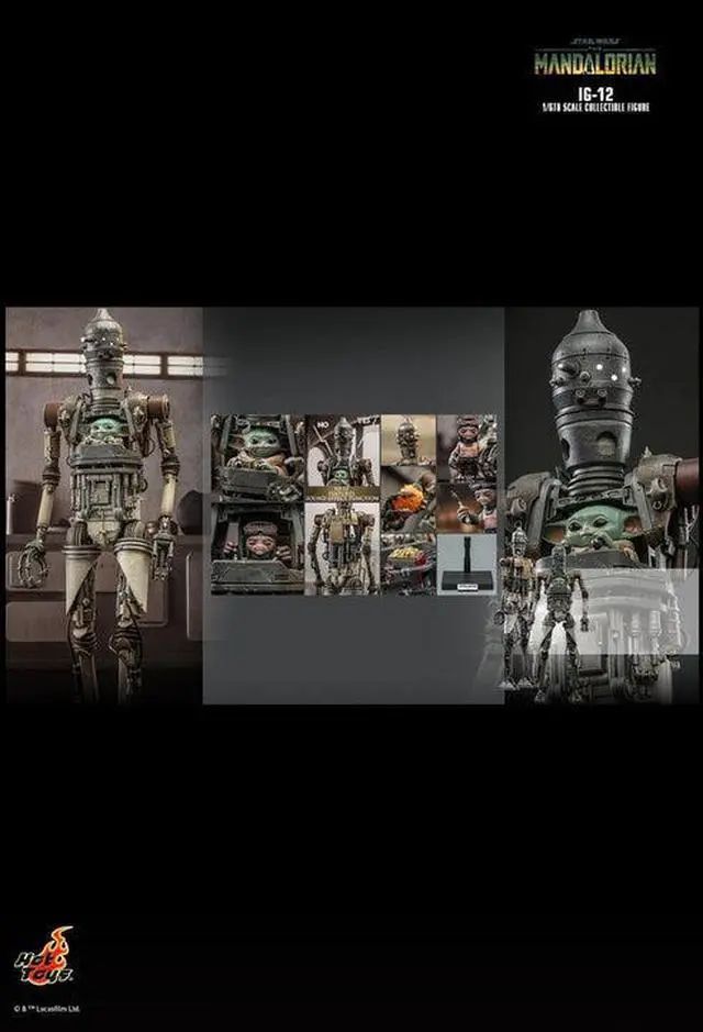 Alt view image 2 of 5 - Figure Hot Toys TMS104 - Star Wars : The Mandalorian - IG-12