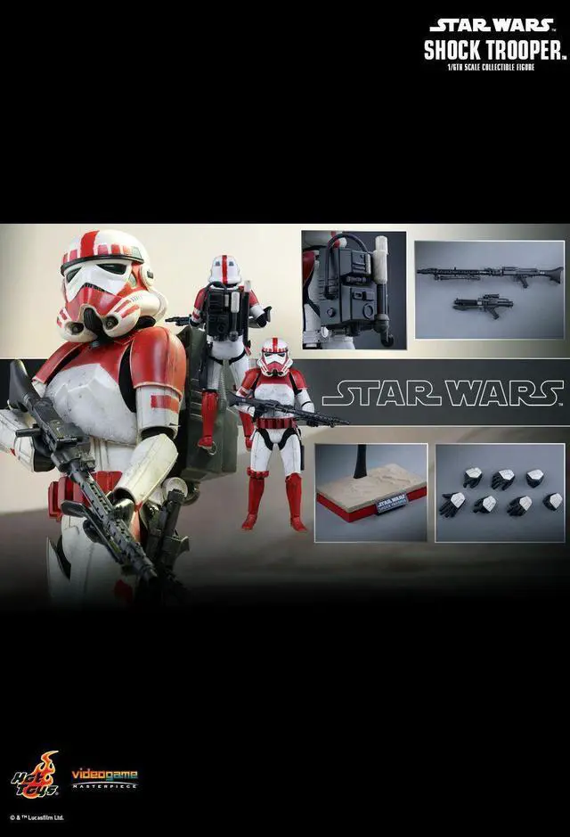 Alt view image 6 of 9 - Star Wars Battlefront Shock Trooper 1:6 Scale Collectible Figure