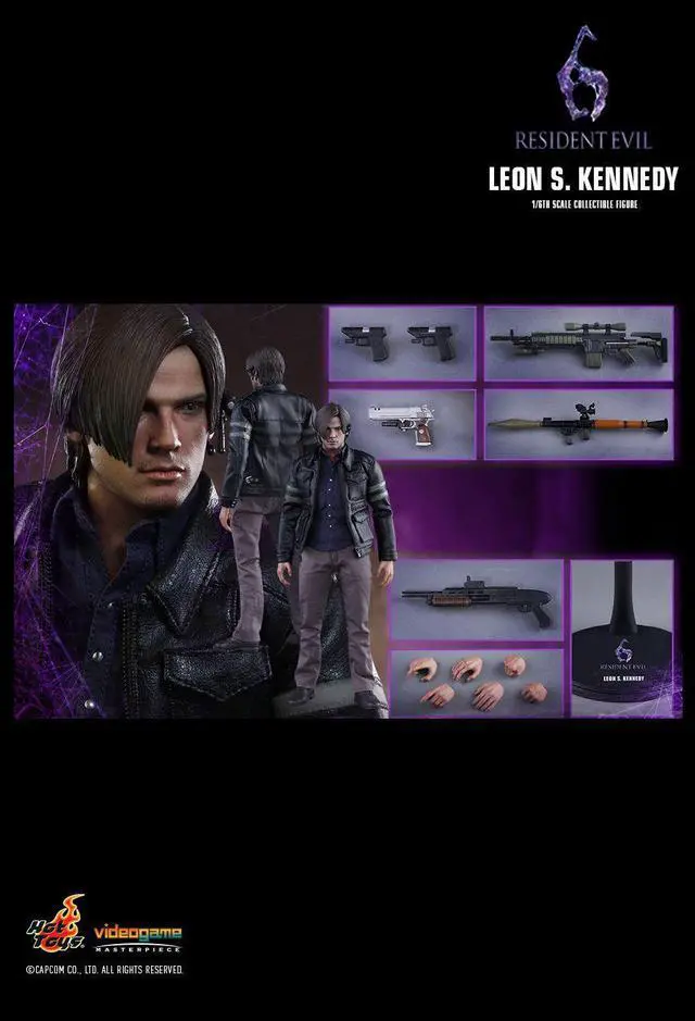 Alt view image 2 of 5 - Figure Hot Toys VGM22 - Resident Evil 6 - Leon S. Kennedy