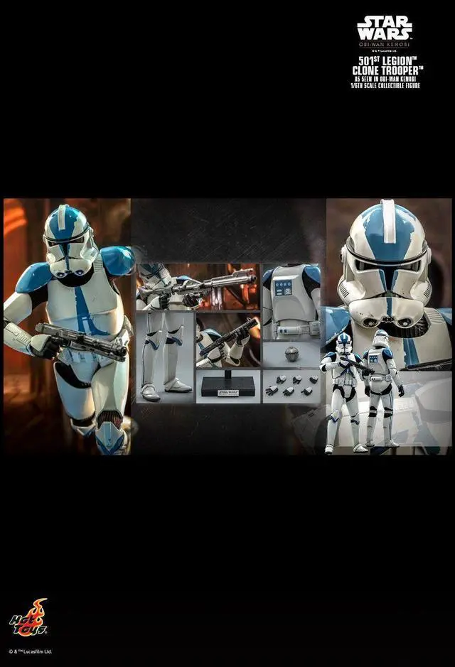 Alt view image 2 of 5 - Figure Hot Toys TMS092 - Star Wars : Obi Wan Kenobi - 501ST Legion Clone Trooper